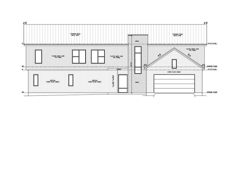 Front Elevation Arch Plan
