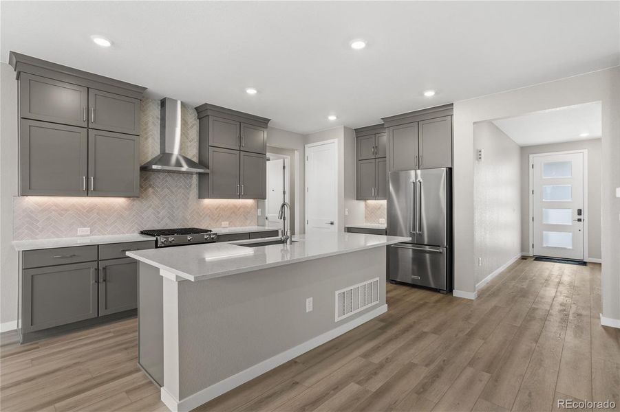 Furnished interior view inside a new home in Tribute at Lyric, Lone Tree (Image 35). Furnished interior view inside a new home in Tribute at Lyric, Lone Tree (Image 35).