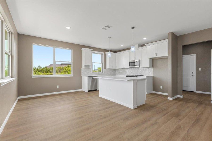 An open-concept living space. An open-concept living space.