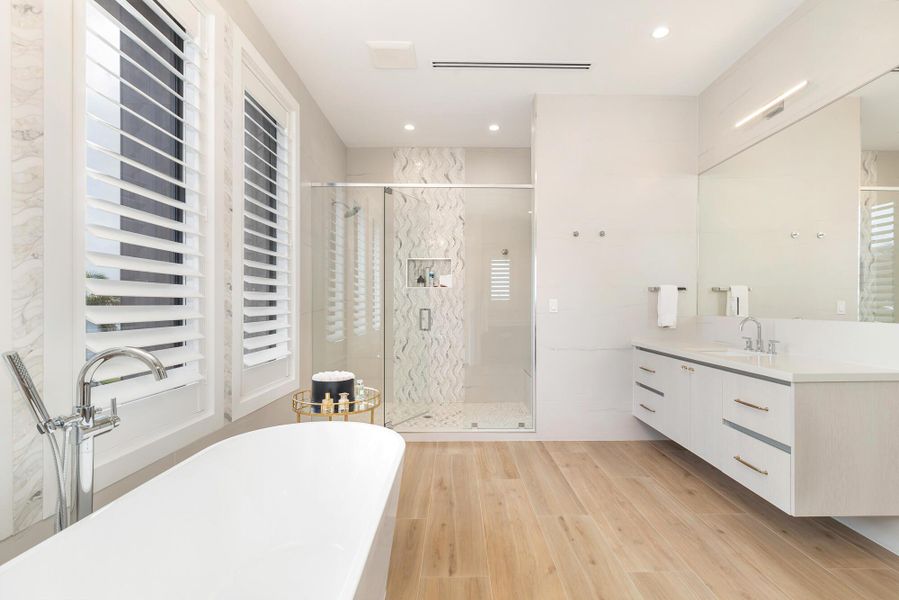 Furnished interior view inside a new home in , West Palm Beach (Image 19).