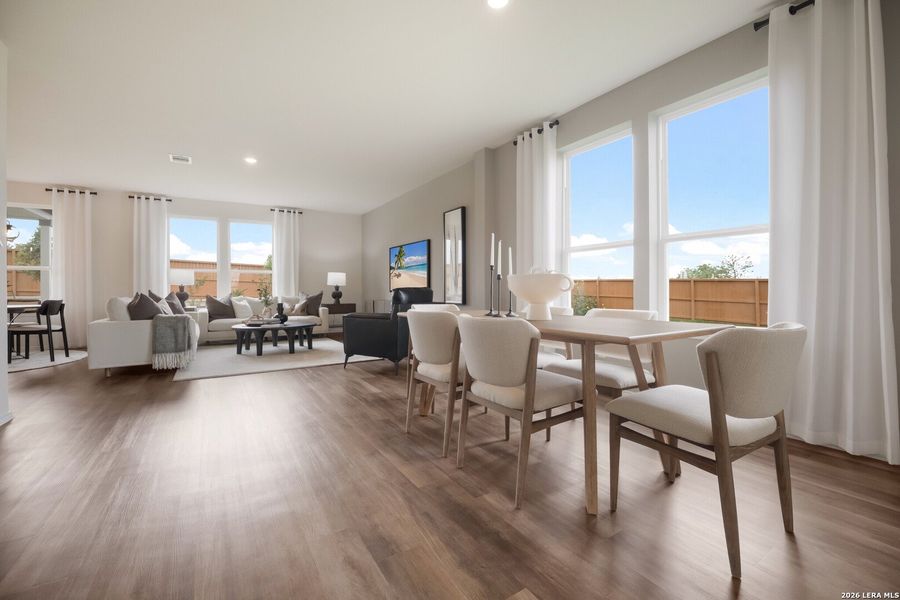 Furnished interior view inside a new home in Dove Song, Marion (Image 9).