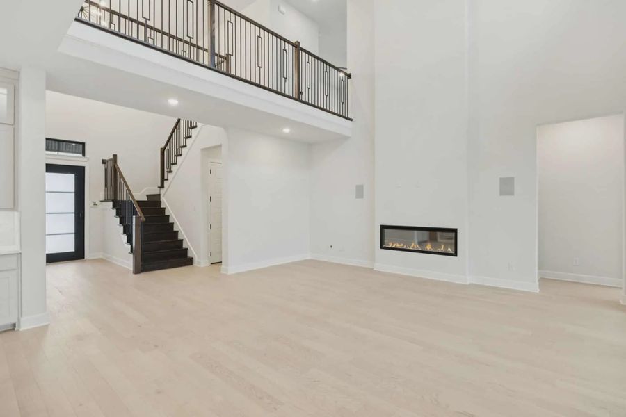 Representative unfurnished interior of a home built from the Danville by Chesmar Homes in Canyon Falls, Argyle (Image 25).