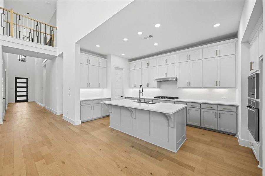 Furnished interior view inside a new home in Sandbrock Ranch: 50ft. lots, Aubrey (Image 6). Furnished interior view inside a new home in Sandbrock Ranch: 50ft. lots, Aubrey (Image 6).