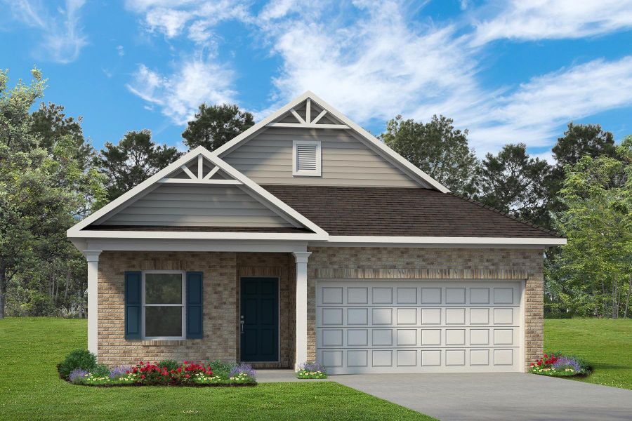 The Kettering II- Elevation O The Kettering II- Elevation O