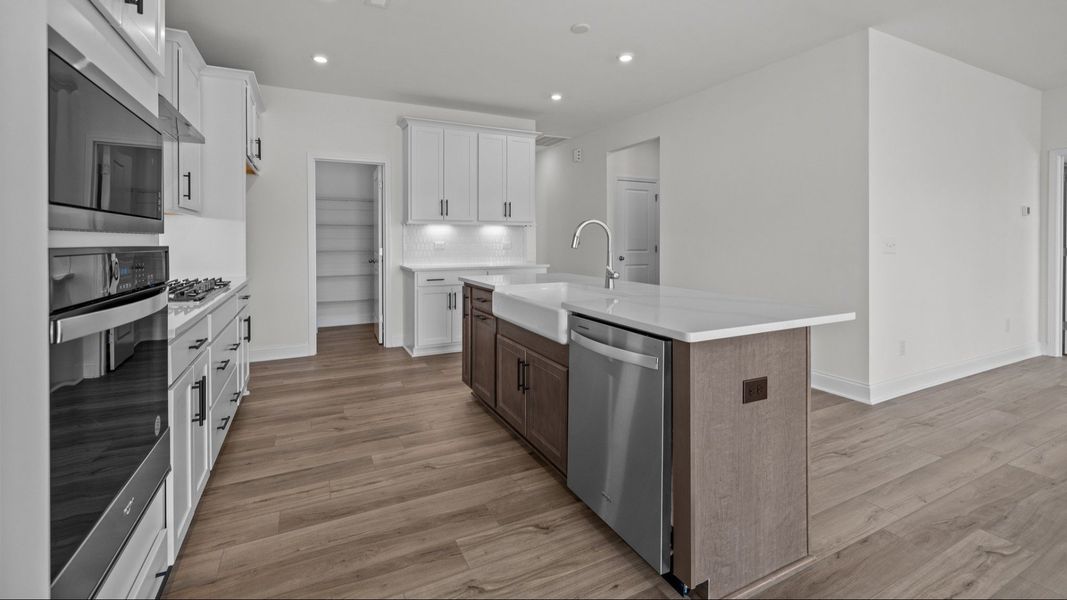 The Fairfield Plan by DRB Homes in McBride Indian Trail, NC - Kitchen