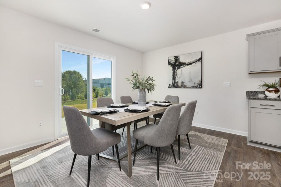 Furnished interior view inside a new home in Huffman Ridge, Hickory (Image 11).