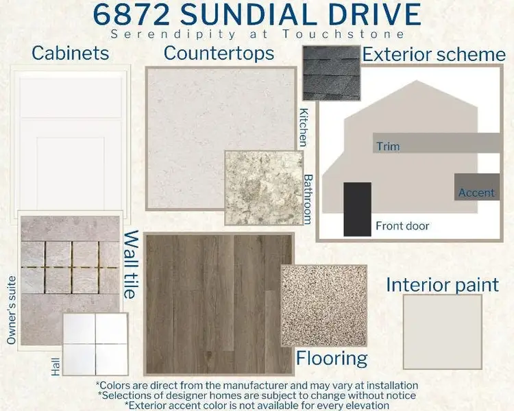 Serendipity - Colors for this home