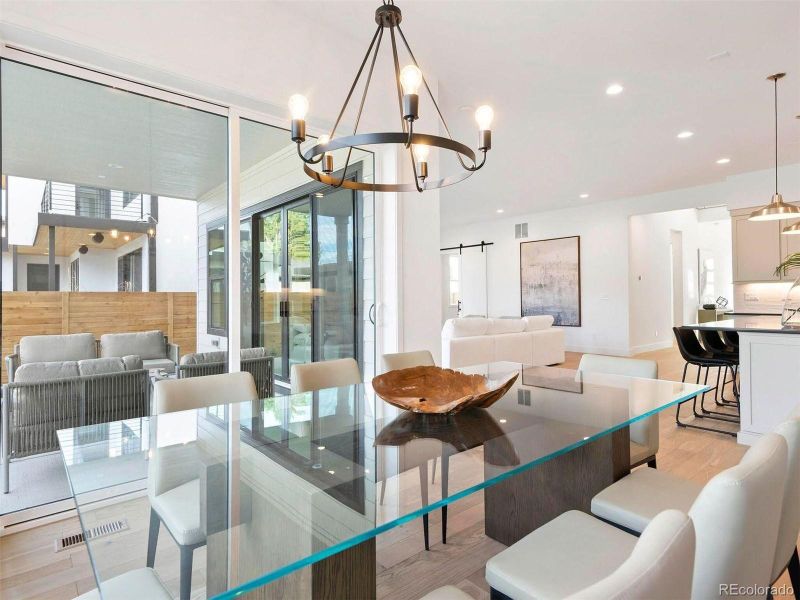 Furnished interior view inside a new home in , Denver (Image 34).