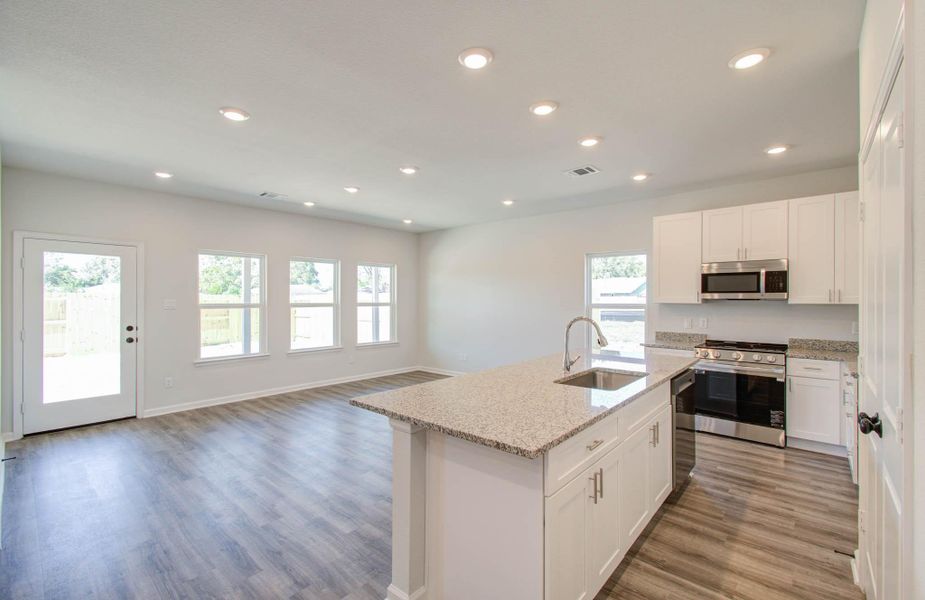 Furnished interior view inside a new home in , Houston (Image 3). Furnished interior view inside a new home in , Houston (Image 3).