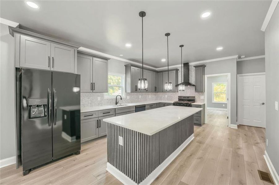 Furnished interior view inside a new home in , Atlanta (Image 6).