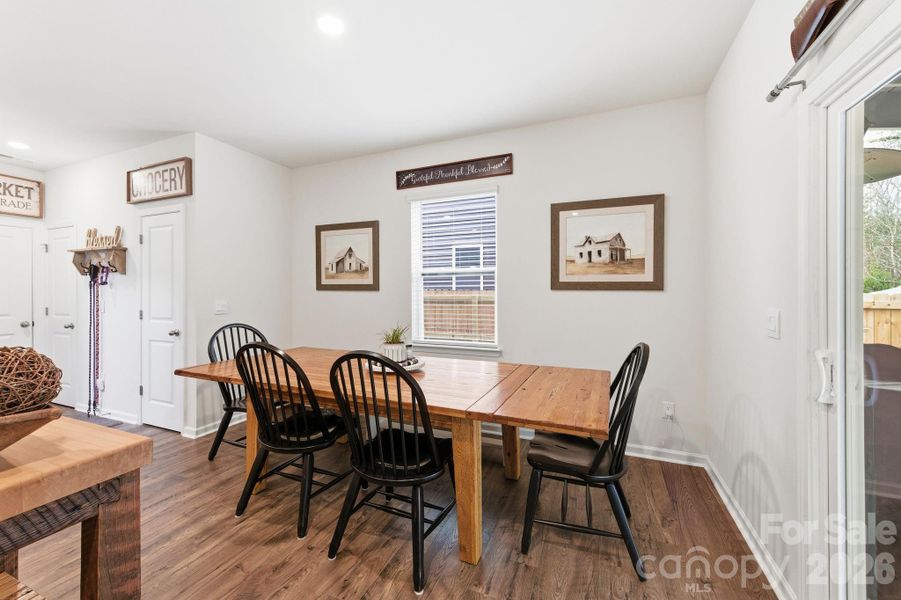 One of Two Dining Areas