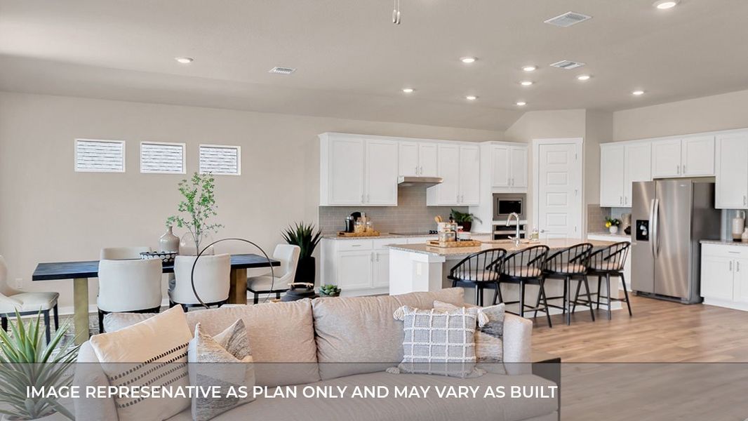 Furnished interior view inside a new home in Rosenbusch Ranch, Leander (Image 26).