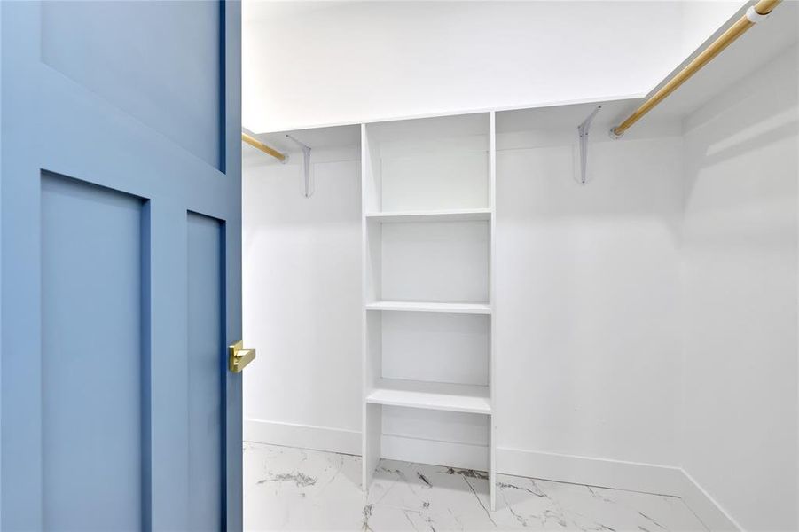 Primary walk in closet