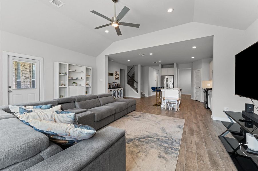 Furnished interior view inside a new home in Sunterra, Katy (Image 29). Furnished interior view inside a new home in Sunterra, Katy (Image 29).