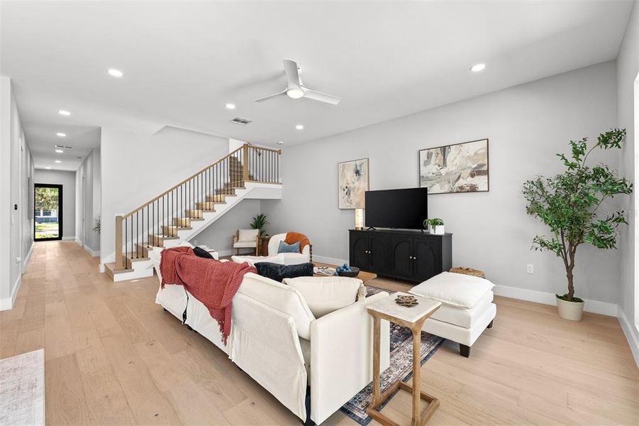 Furnished interior view inside a new home in College Park, Orlando (Image 37).