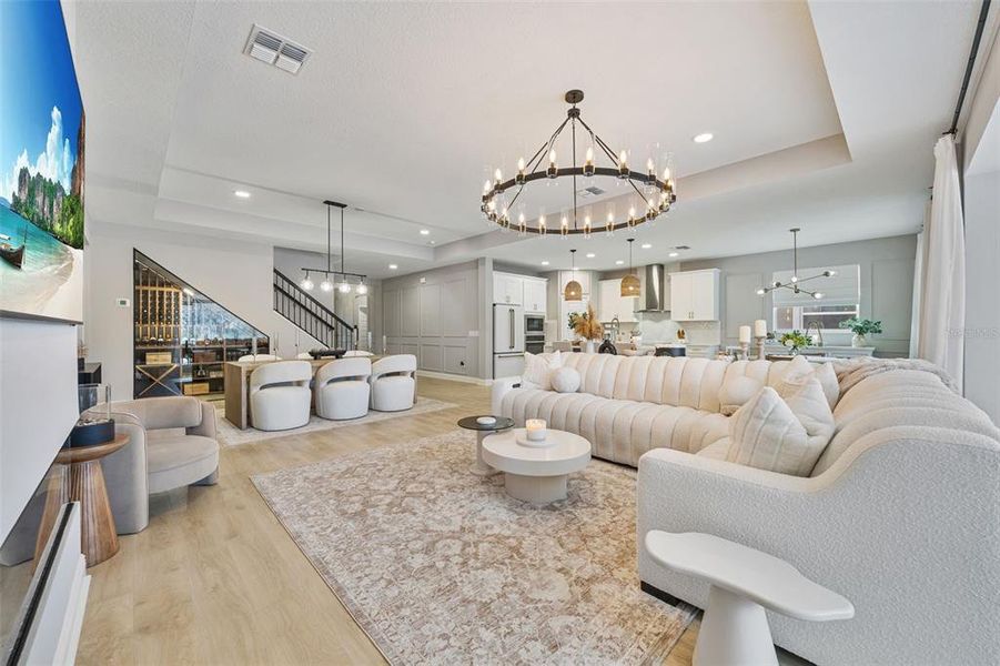 Furnished interior view inside a new home in , Wesley Chapel (Image 12). Furnished interior view inside a new home in , Wesley Chapel (Image 12).