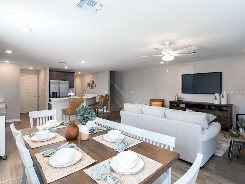 Furnished interior view inside a new home in , Plant City (Image 3).