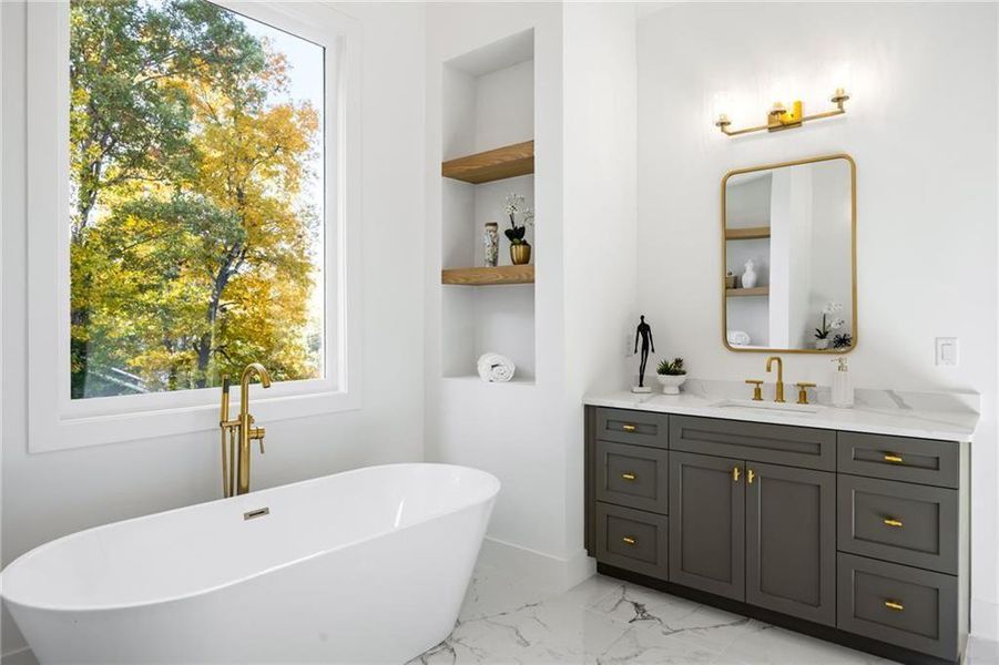 Furnished interior view inside a new home in , Chamblee (Image 6).