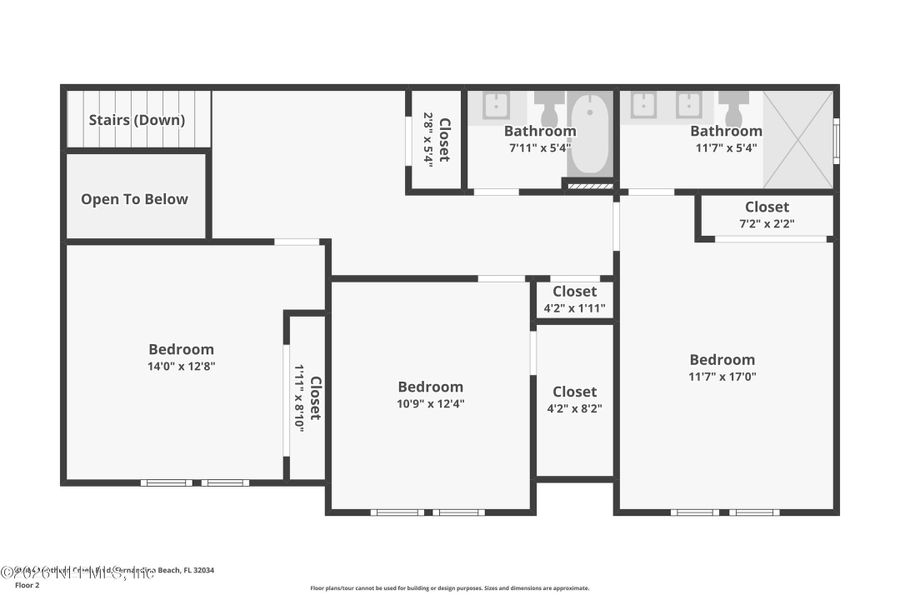 2D floor plan layout of this home in , Fernandina Beach, FL (Image 5).