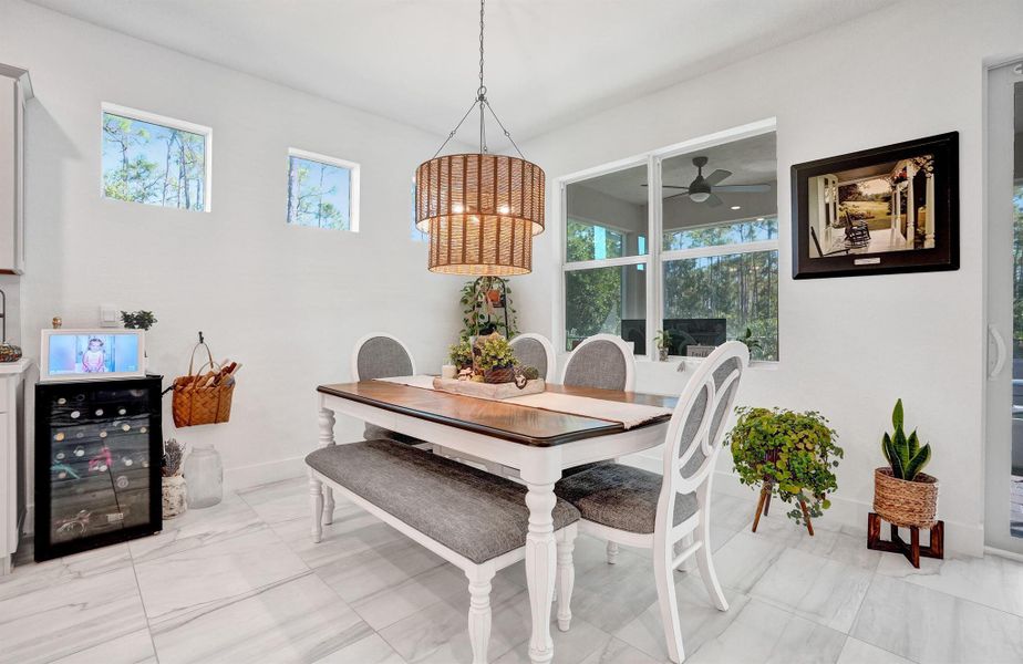 Furnished interior view inside a new home in Preserves at Park Trace, Stuart (Image 20).
