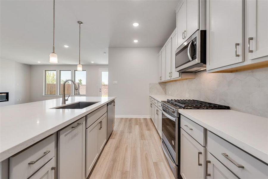 Furnished interior view inside a new home in Sutton Fields, Celina (Image 9).
