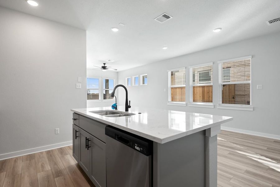 Furnished interior view inside a new home in Union Collection at Park Central, Georgetown (Image 14).