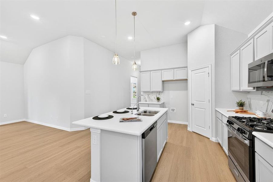 Furnished interior view inside a new home in Tarrytown, Crowley (Image 15).