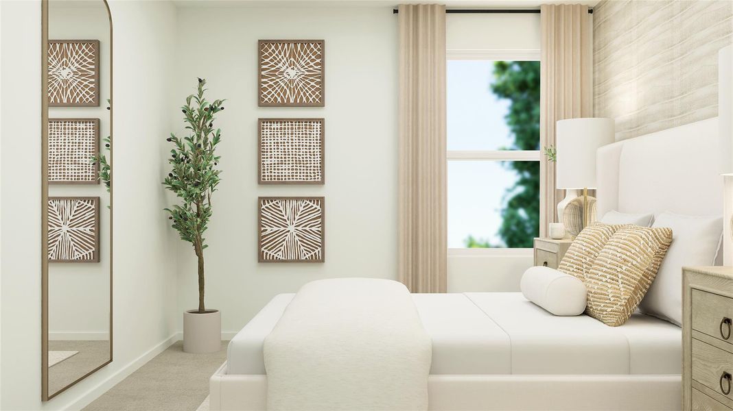 Furnished interior view inside a new home in The Ridge at Knob Creek, Temple (Image 8).