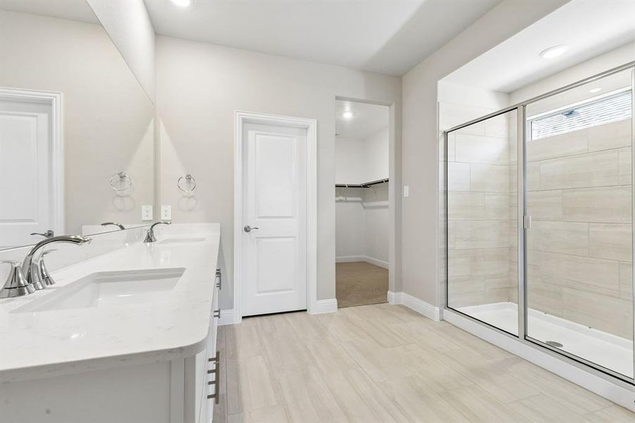 Furnished interior view inside a new home in Parks at Foster Crossing - Signature Series, Anna (Image 11).