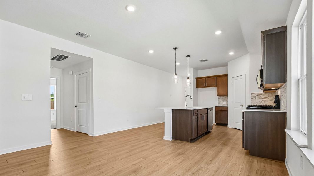 Furnished interior view inside a new home in Trails at Wildhorse, Austin (Image 7).