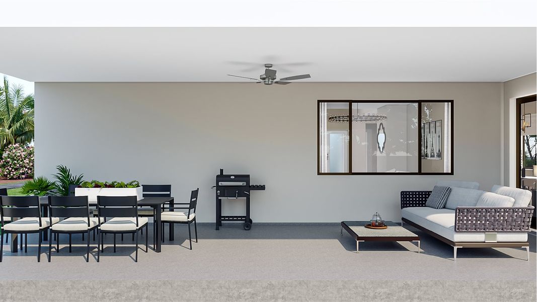 Silverstone covered terrace Silverstone covered terrace