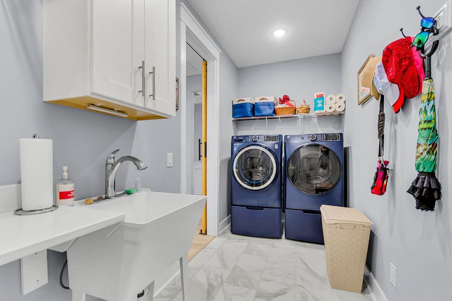 Furnished interior view inside a new home in K. Hovnanian's® Four Seasons at Lakes of Cane Bay, Summerville (Image 15).