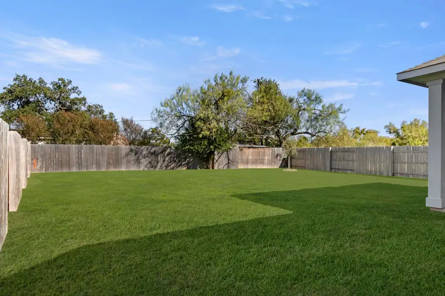 View of fenced backyard View of fenced backyard