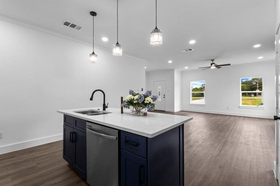 Furnished interior view inside a new home in , Tool (Image 8).
