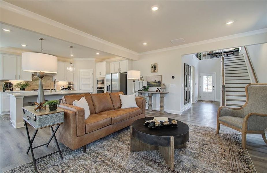 Furnished interior view inside a new home in Crofton Place Enclave, Snellville (Image 32).