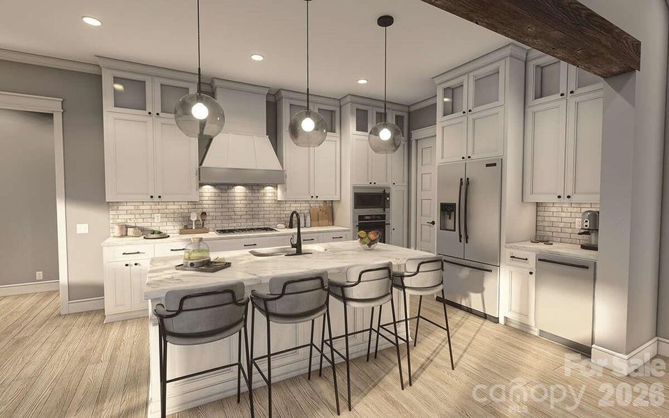 Furnished interior view inside a new home in , Salisbury (Image 8).