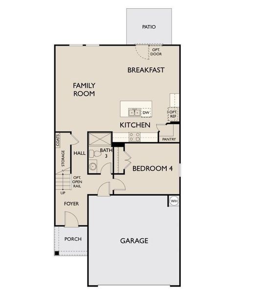 2D floor plan layout of this home in , Ravenel, SC (Image 3).