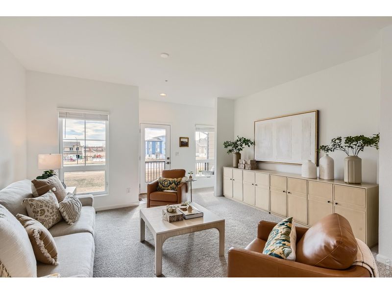 Furnished interior view inside a new home in Northfield, Fort Collins (Image 6).