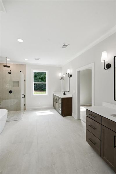 Furnished interior view inside a new home in , Marietta (Image 12).