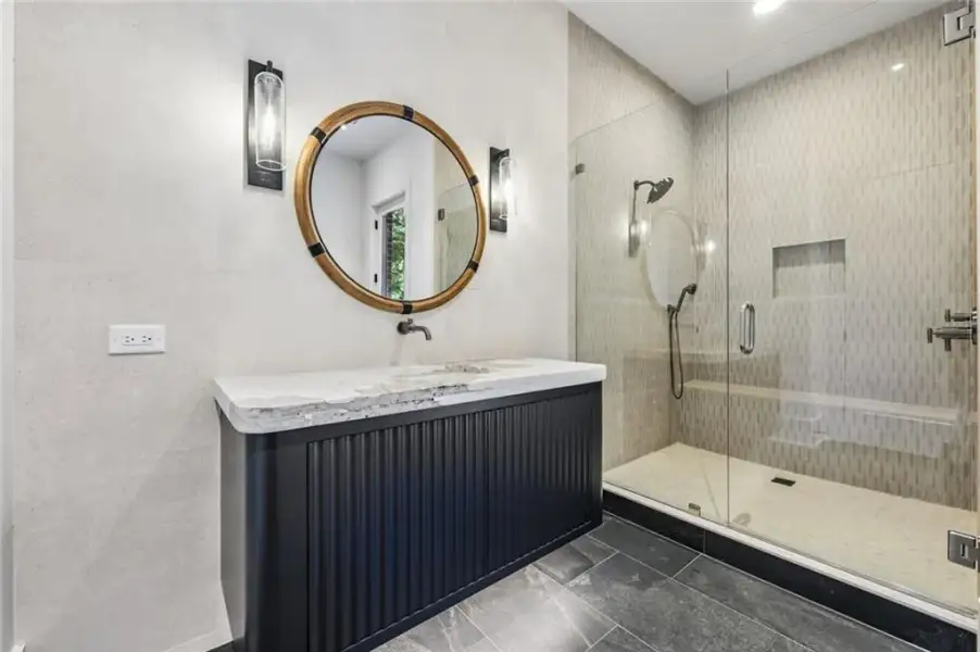 Furnished interior view inside a new home in , Alpharetta (Image 65).