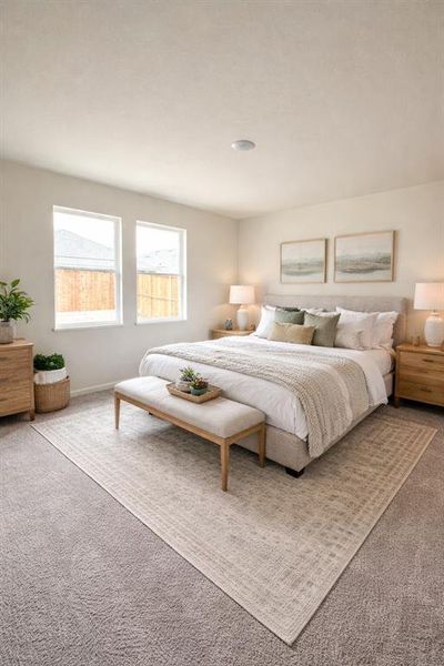 Furnished interior view inside a new home in Gateway Parks, Forney (Image 6).