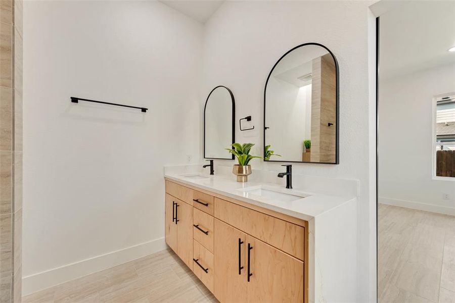 Furnished interior view inside a new home in , Fort Worth (Image 13). Furnished interior view inside a new home in , Fort Worth (Image 13).