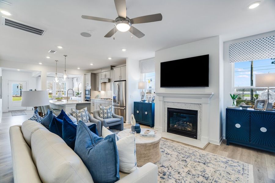 Representative furnished interior of a home built from the Savannah by Taylor Morrison in Silverstone Terraces, Knightdale (Image 6).