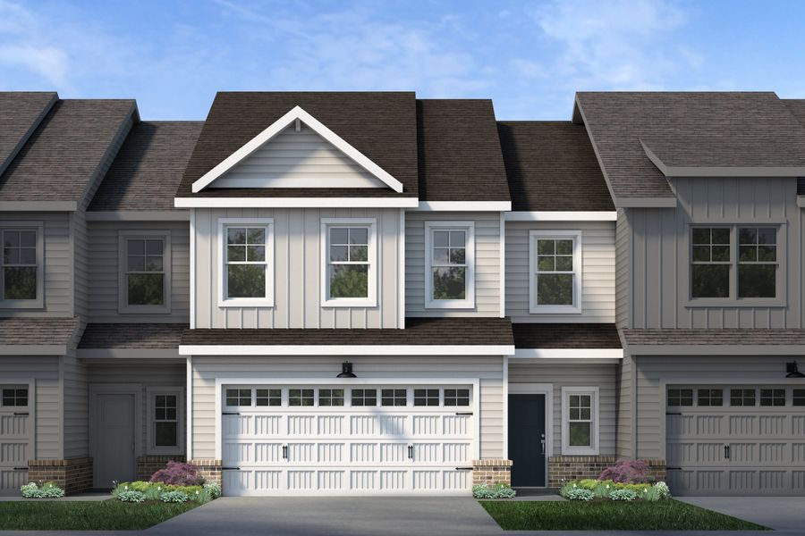 Representative exterior photo of a completed home built from the The Birmingham by Cothran Homes in Miller Park, Greenville, SC (Image 5).