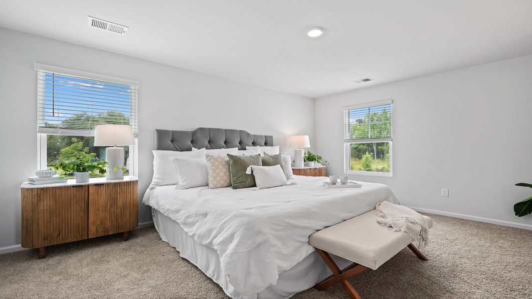 Furnished interior view inside a new home in The Retreat at East Argent, Ridgeland (Image 9).