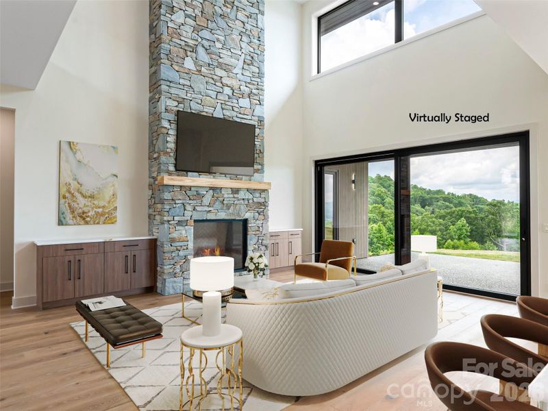 Furnished interior view inside a new home in , Hendersonville (Image 7).