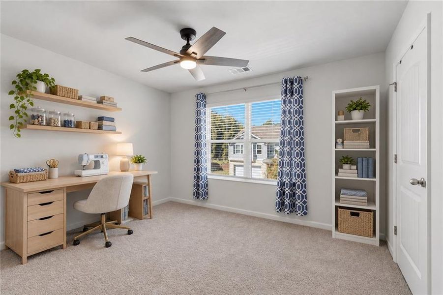 Furnished interior view inside a new home in , Dawsonville (Image 26).
