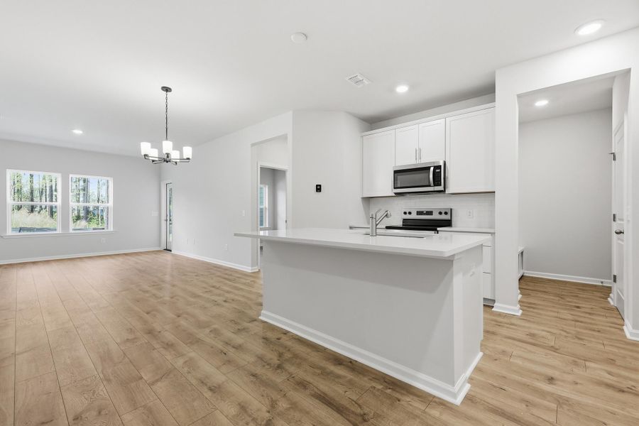 Furnished interior view inside a new home in , Charleston (Image 5).