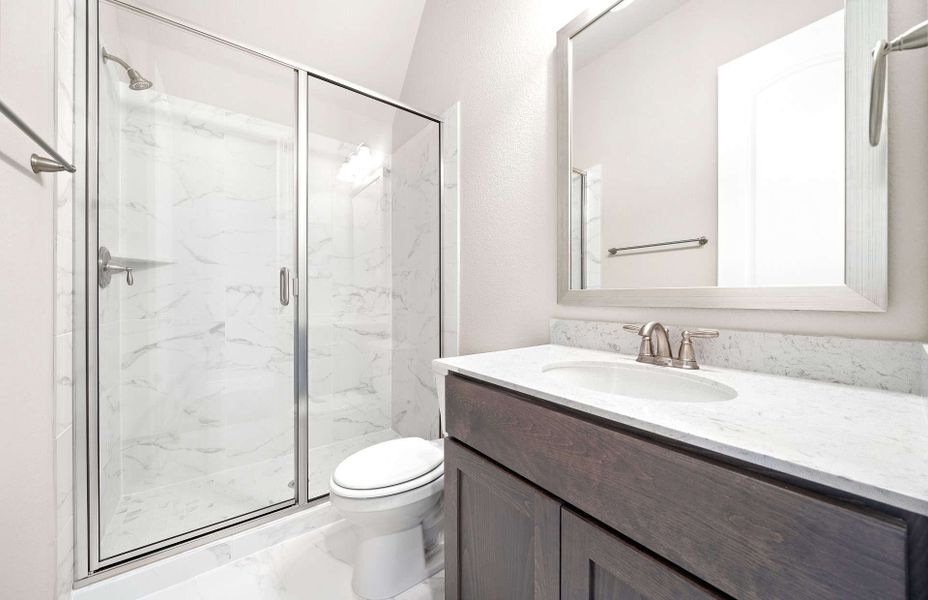Furnished interior view inside a new home in Audubon 60′, Magnolia (Image 17).