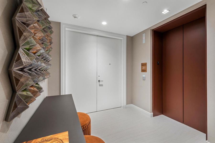 Furnished interior view inside a new home in Alina Residences, Boca Raton (Image 8).